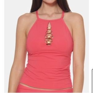 Bleu Rod Beatie Go for the Gold High Neck Tankini